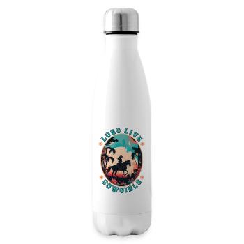 Long Live Cowgirls - Insulated Water Bottle - white - Right