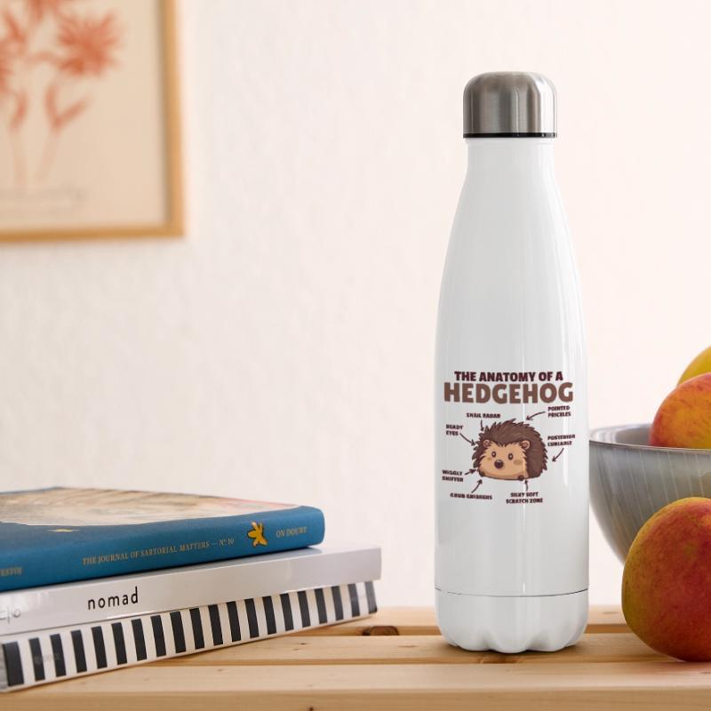 explication de hérisson mignon Anatomie d’un hérisson Bouteille isotherme