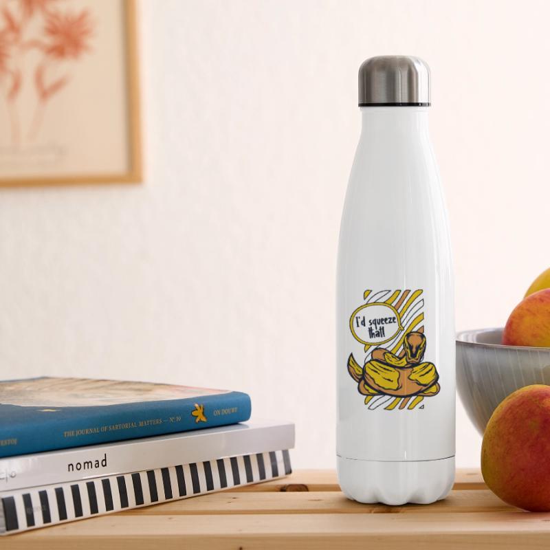 I'd Squeeze That Python Schlange Banana Ball Isolierflasche