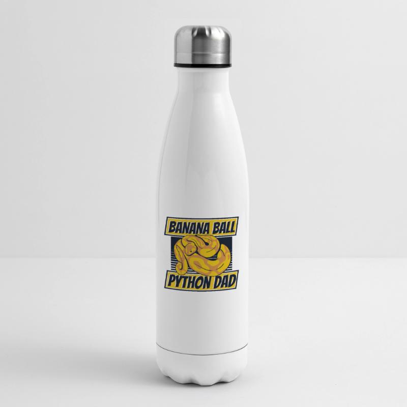 Banana Ball Python Dad Python Snake Banana Insulated Water Bottle
