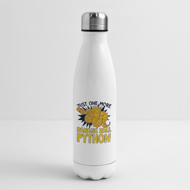 Just One More Schlange Python Banana Ball Python Isolierflasche
