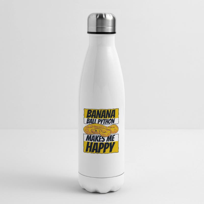 Makes Me Happy Schlange Python Banana Ball Python Isolierflasche
