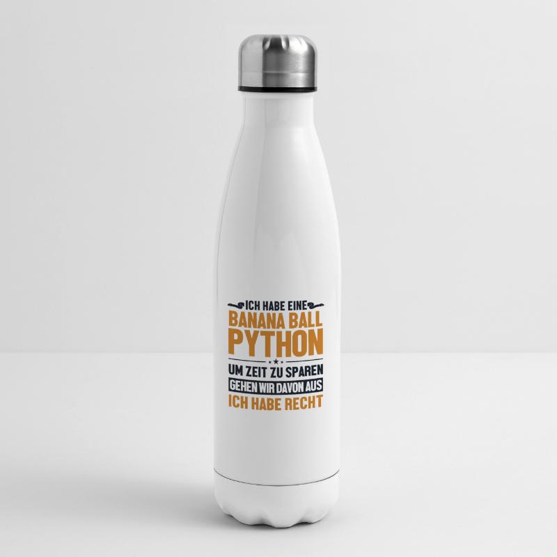 Banana Ball Python hat immer Recht Python Banana Isolierflasche