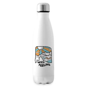 Best Feeling - Insulated Water Bottle - white - Right