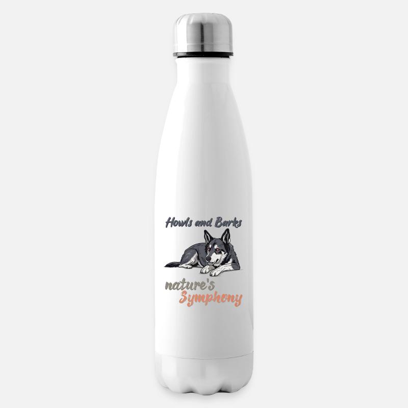 Nature's symphony - Isolierflasche - Weiß