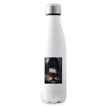 La lumière ne peut exister sans ténèbres - Bouteille isotherme - blanc - Droite