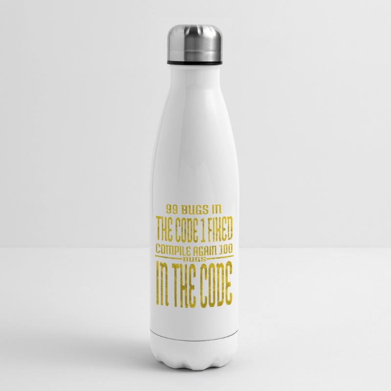 frontend developer computer programming present Insulated Water Bottle