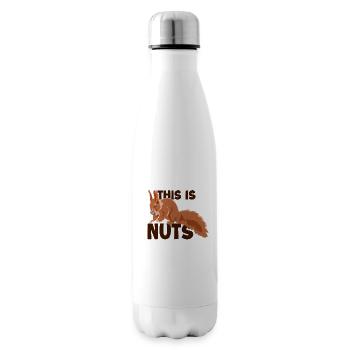 This Is Nuts Fuchshörnchen Grauhörnchen - Isolierflasche - Weiß - Rechts