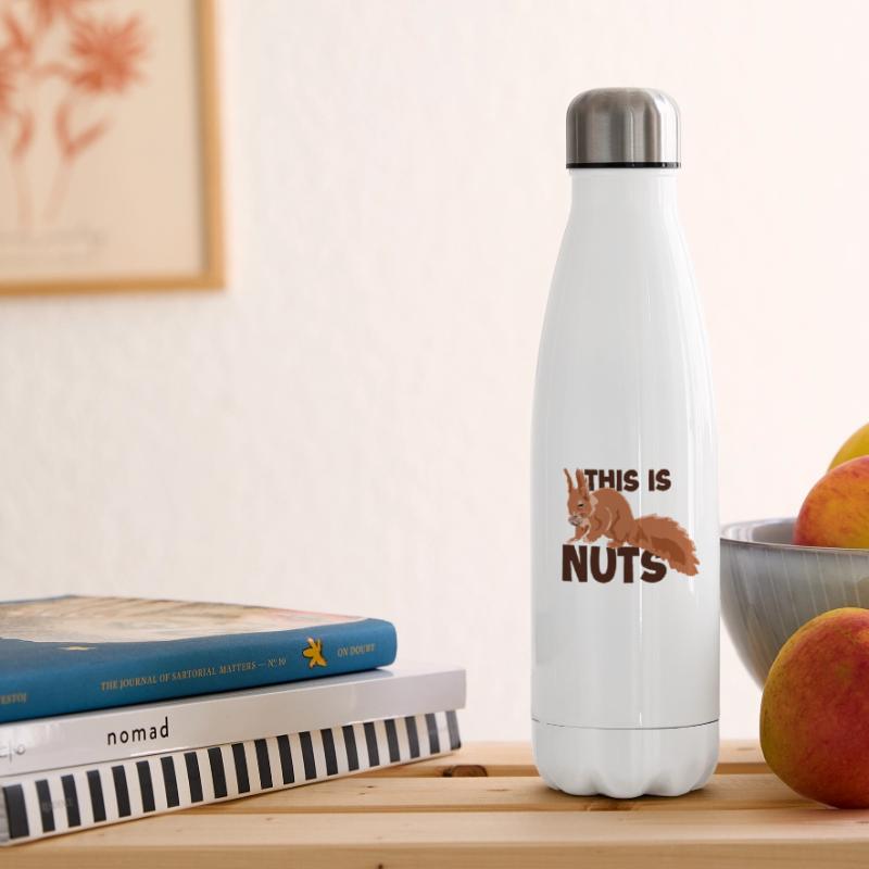 This Is Nuts Fox Squirrel Grey Squirrel Insulated Water Bottle