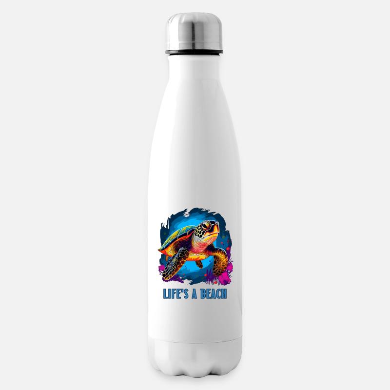 Life's a beach - Bouteille isotherme - blanc