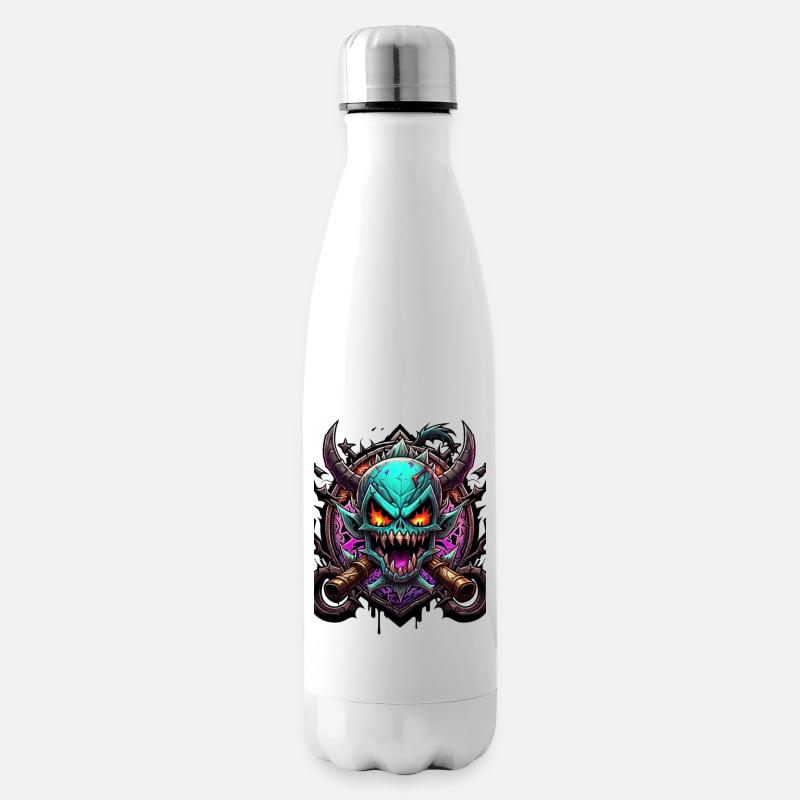 Graffiti Monster - Isolierflasche - Weiß