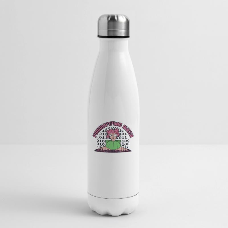 Programming Queen Softwareentwickler Developer Isolierflasche