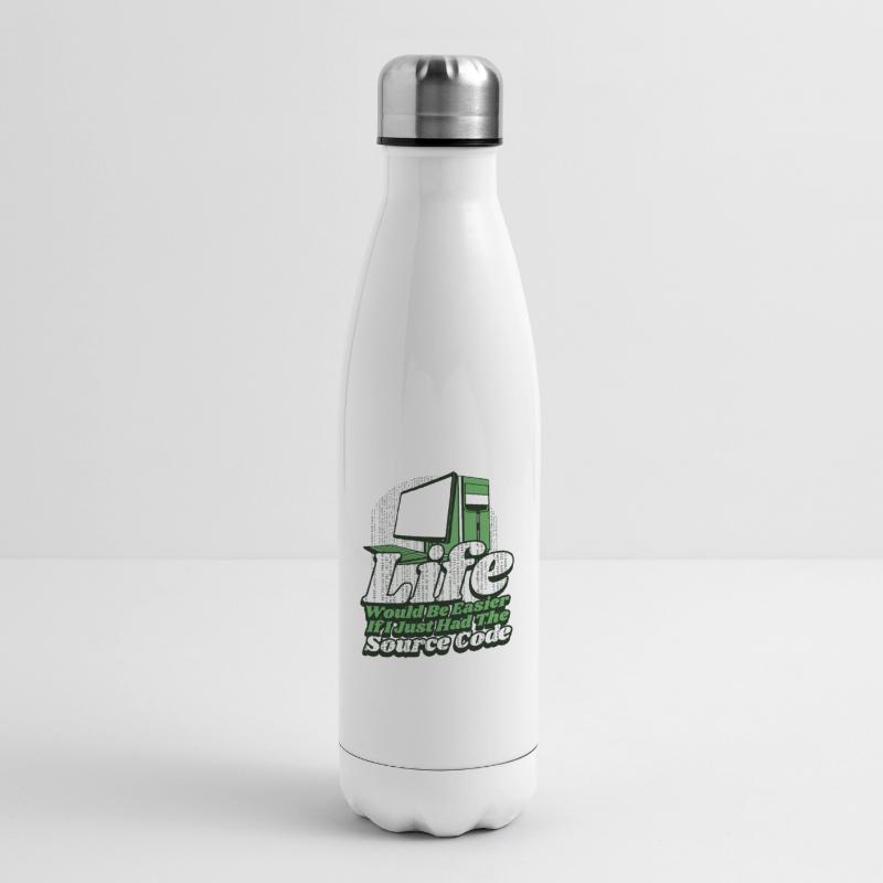 Life Would Be Easier Developer Coder Programmierer Isolierflasche