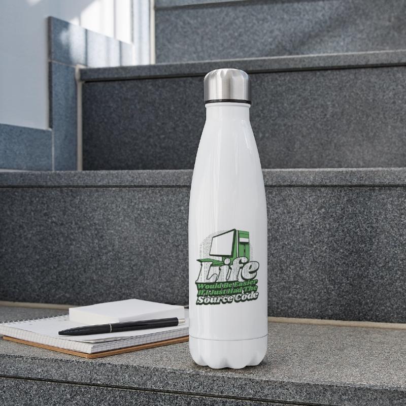 Life Would Be Easier Developer Coder Programmierer Isolierflasche