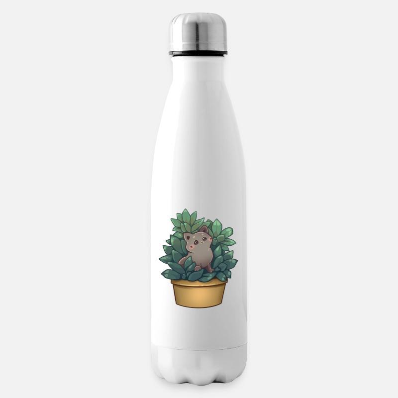 Il y a quelque chose dans la brousse! - Bouteille isotherme - blanc