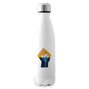 Stadt Milwaukee Flagge Stolz Einheimische Heimat Familie - Isolierflasche - Weiß - Rechts