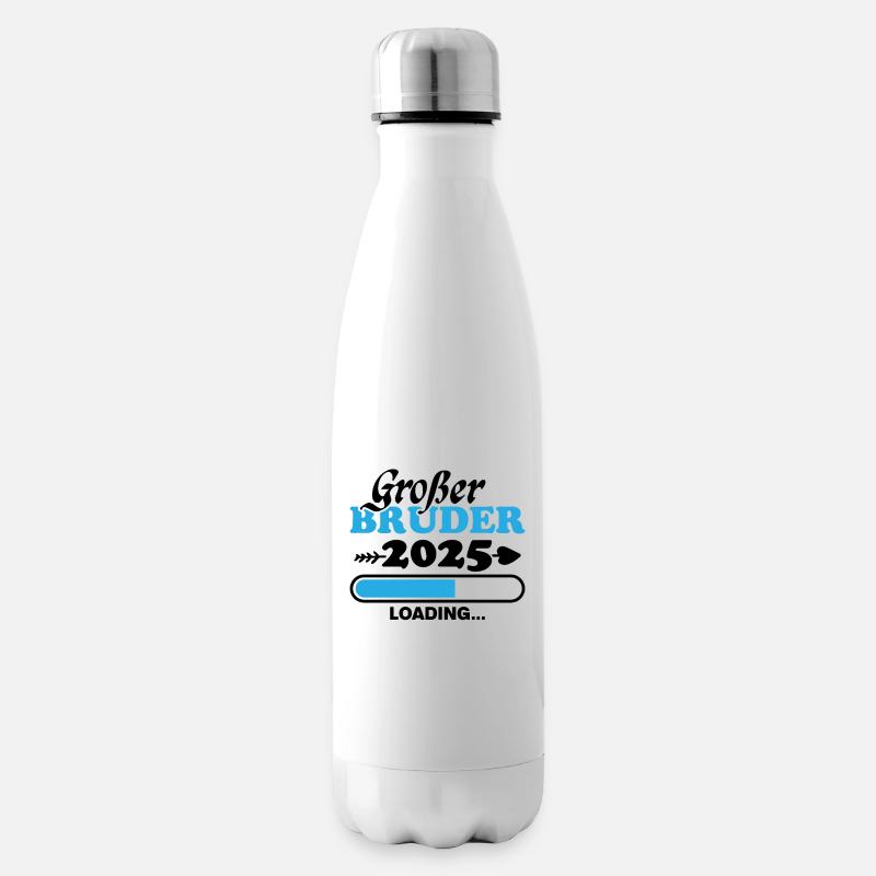 Großer Bruder 2025 - Isolierflasche - Weiß