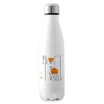believe in yourself - Insulated Water Bottle - white - Right