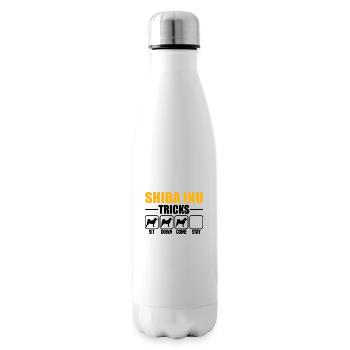 Shiba Inu Tricks - Isolierflasche - Weiß - Rechts