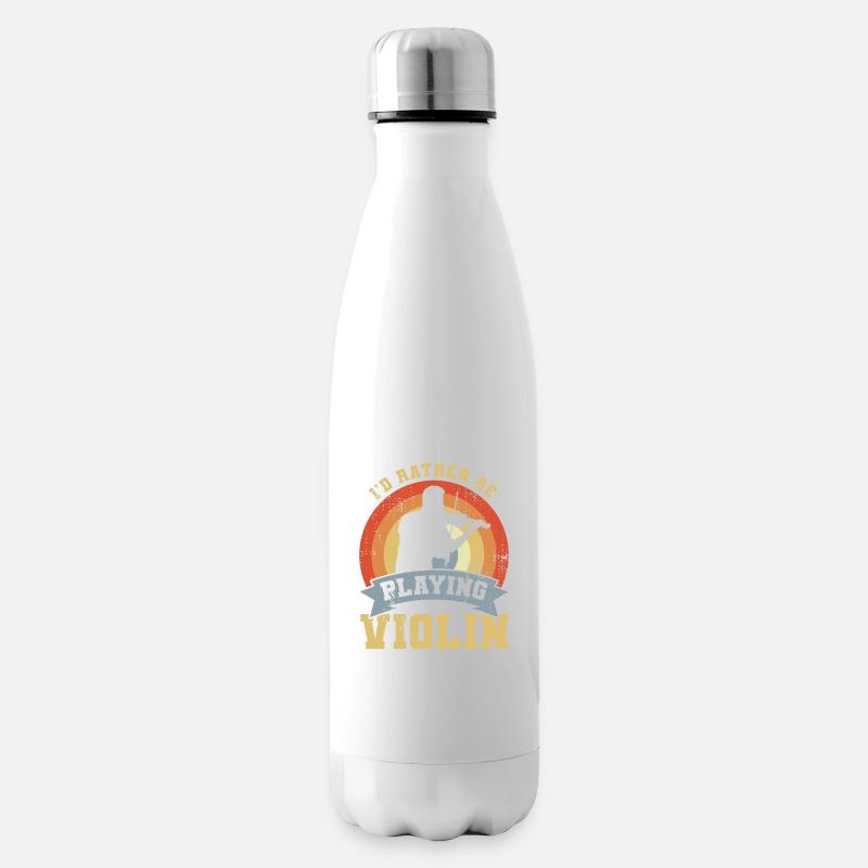 Geiger Witz - Isolierflasche - Weiß