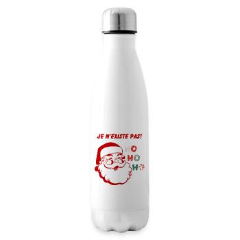 Je n'existe pas ! - Bouteille isotherme - blanc - Droite