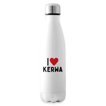i love Kerwa Kirchweih Volksfest Kirmes Rummel - Isolierflasche - Weiß - Rechts