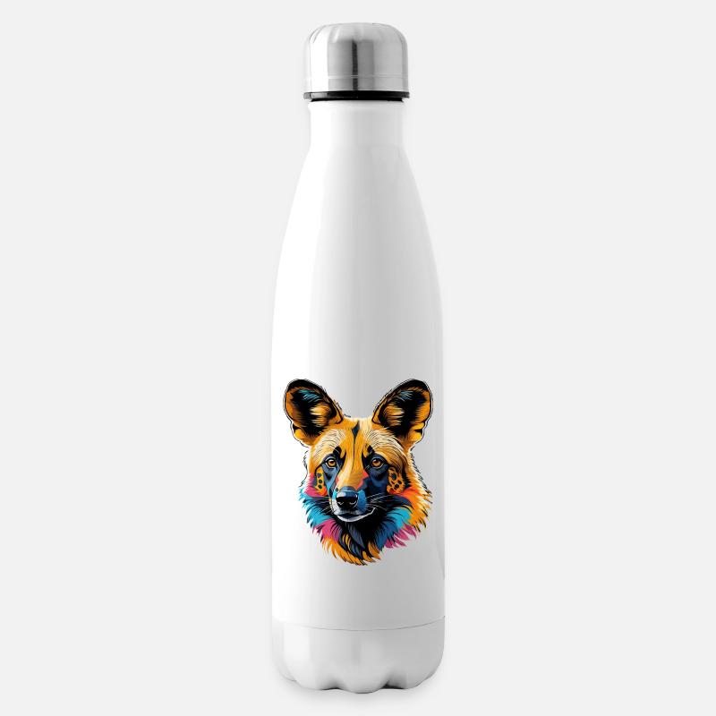 Lycaon d’Afrique - Bouteille isotherme - blanc