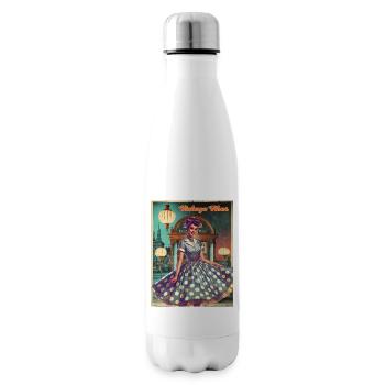 Vintage Vibes Jukebox - Insulated Water Bottle - white - Right