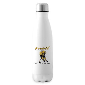 Krefeld - Ma ville mon amour Hockey sur glace - Bouteille isotherme - blanc - Droite
