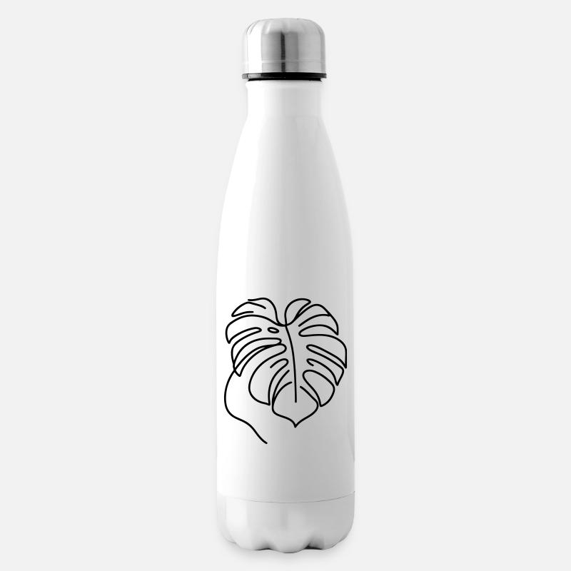 Monstera - Bouteille isotherme - blanc