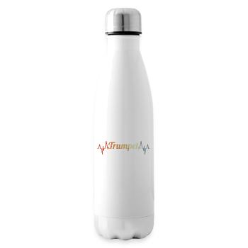 Trumpet palpitations - Insulated Water Bottle - white - Right