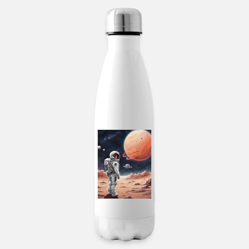 Space Astronaut - Insulated Water Bottle - white