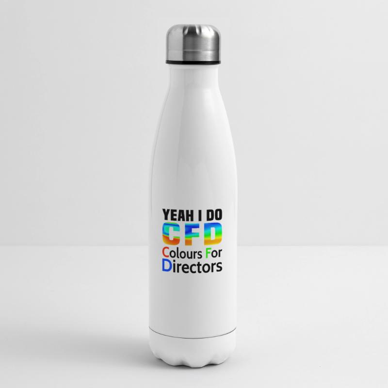 Yes, I make CFD funny Fluid Dynamics Engineer Insulated Water Bottle