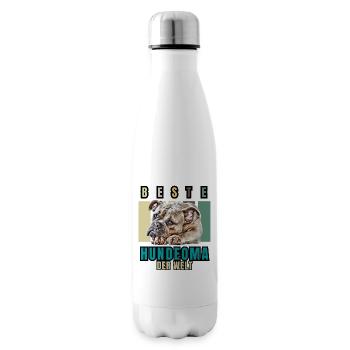 BESTE HUNDEOMA Bulldogge Hund Hunde - Isolierflasche - Weiß - Rechts