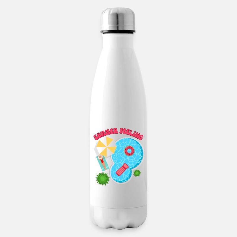 SUMMER FEELING - Isolierflasche - Weiß