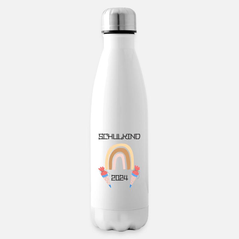 Schulkind 2 - Isolierflasche - Weiß