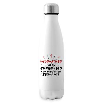 Informatiker Spruch Lustige Programmierer Geschenk - Isolierflasche - Weiß - Rechts