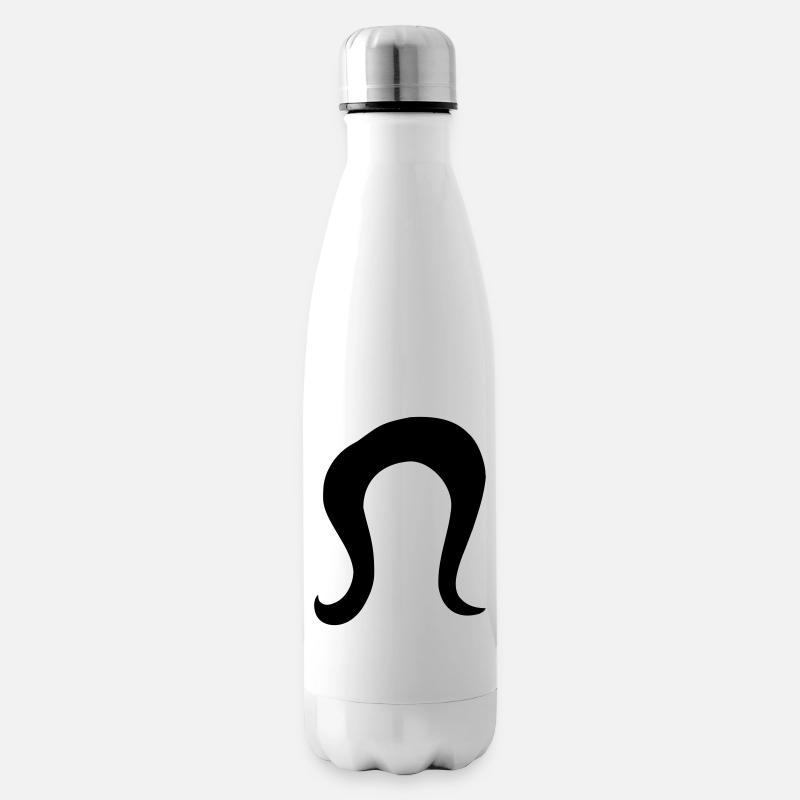 Frisur - Isolierflasche - Weiß