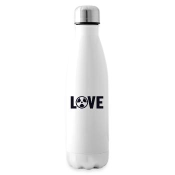 Love Uranium Nuclear Power Plant Energy Nuclear - Insulated Water Bottle - white - Right