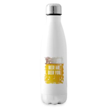 Beer Me Beer You - Isolierflasche - Weiß - Rechts