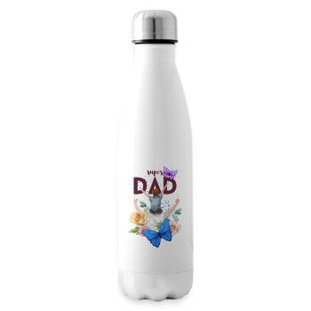 Super Dad - Hero of Everyday Life - Insulated Water Bottle - white - Right