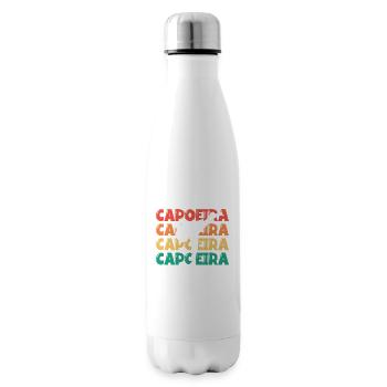 Retro Capoeira Text Ginga Capoeirista Tanz - Isolierflasche - Weiß - Rechts