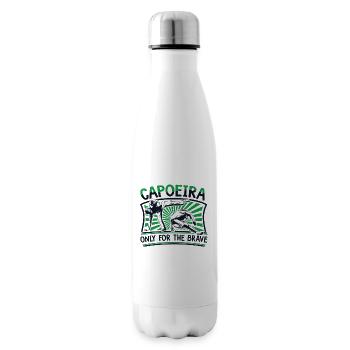 Capoeira Nur für die Tapferen Ginga Capoeirista - Isolierflasche - Weiß - Rechts