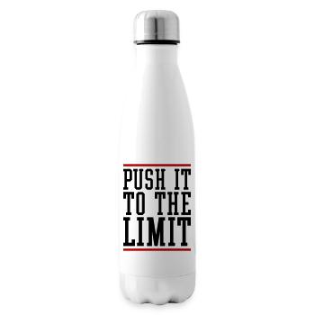 Push It To The Limit Motivation - Isolierflasche - Weiß - Rechts