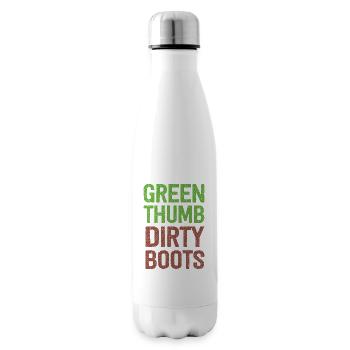 Green Thumb Dirty Boots - Isolierflasche - Weiß - Rechts