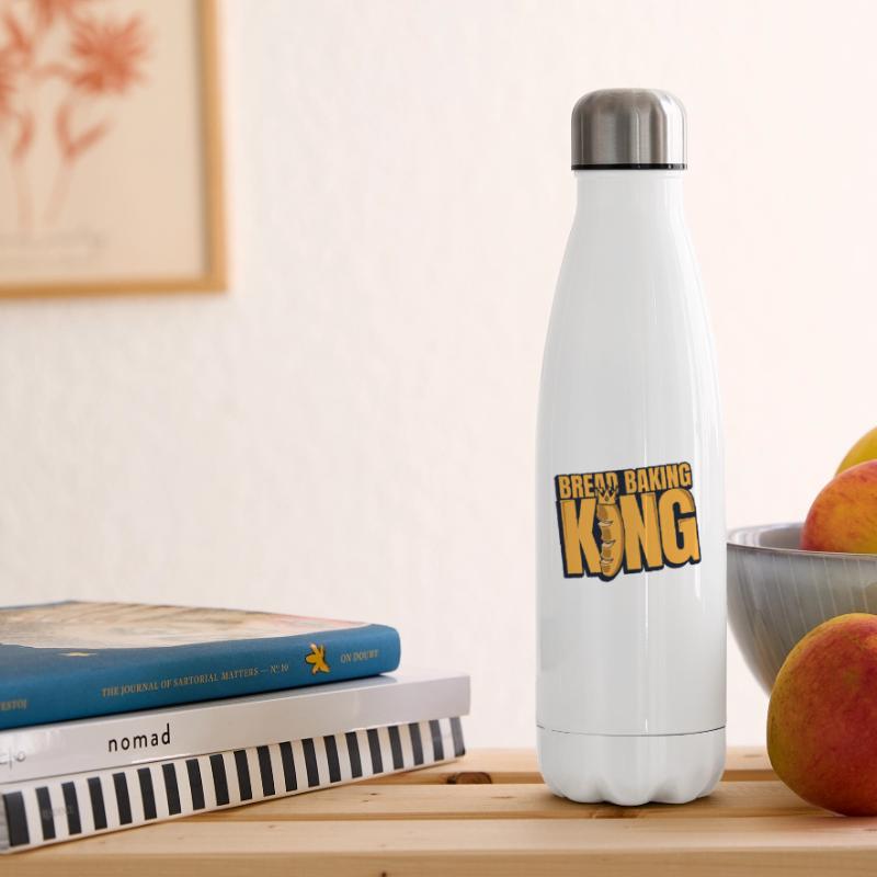 Bread Baking King Bread Maker Bread Dough Lover Insulated Water Bottle