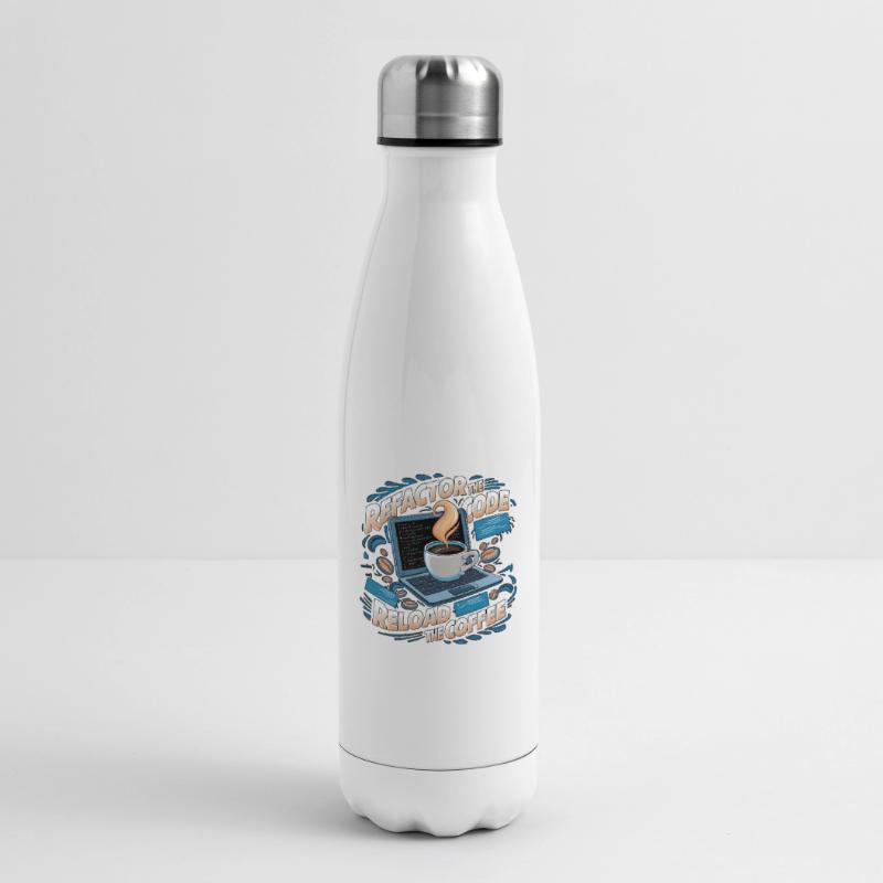 Aus Kaffee Code generieren Programmierer Isolierflasche