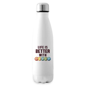 Das Leben ist besser mit einem Bingo Daubers Professional - Isolierflasche - Weiß - Rechts