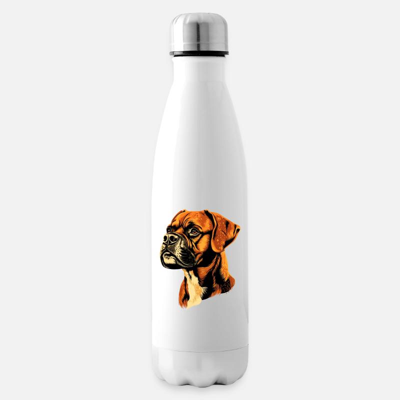 Deutscher Boxer Hunde Boxerverein German Boxer - Isolierflasche - Weiß