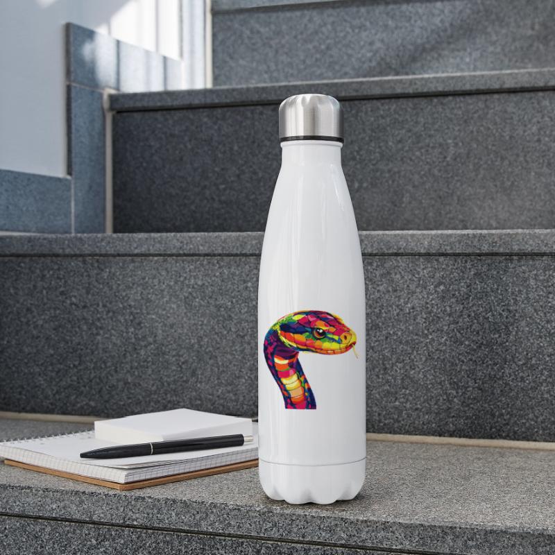 Schlange Python Kobra Mamba Klapperschlange Snake Isolierflasche